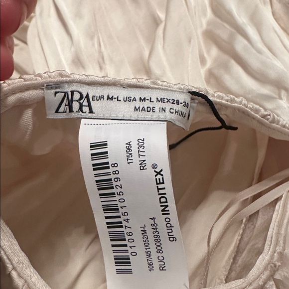 Zara Halter Pleated Midi Dress. M/L - Picture 7 of 12